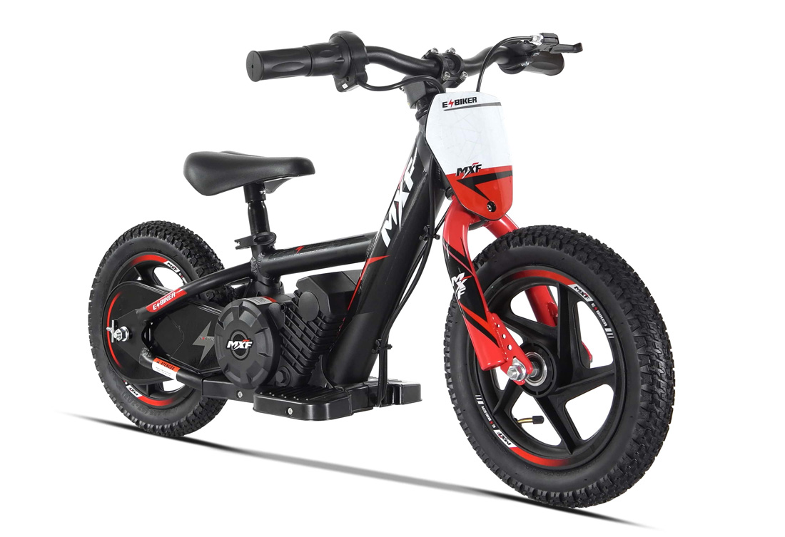 E-Biker: bicicleta de equilíbrio elétrica para crianças da MXF Motors