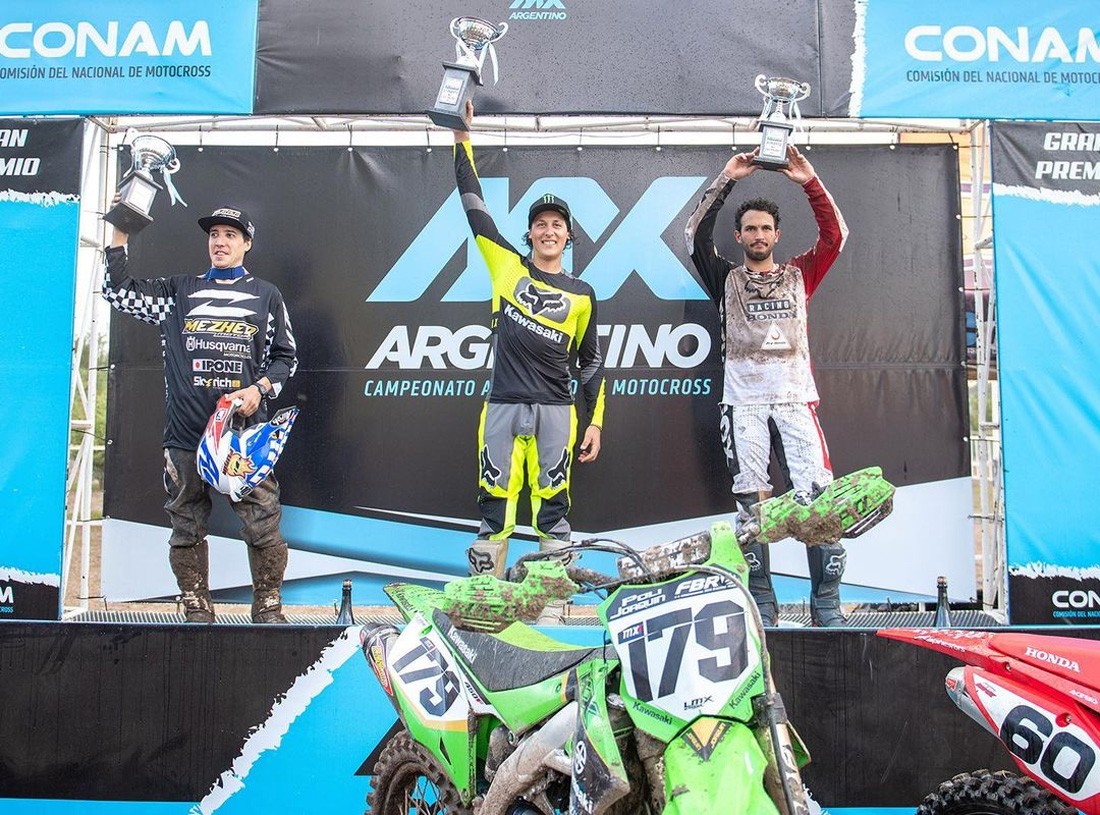 Resultados, classificação, Pódio MX1 Campeonato Argentino de Motocross 2022
