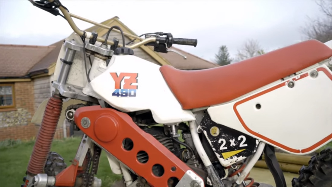 Yamaha YZ 490 - motocross com tração nas duas rodas